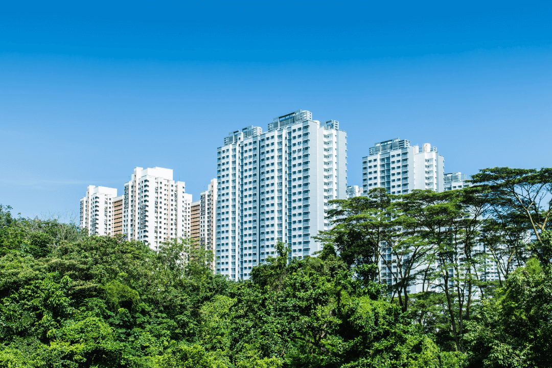 Image of HDB blocks in Singapore to illustrate the new wait-out period for resale flats