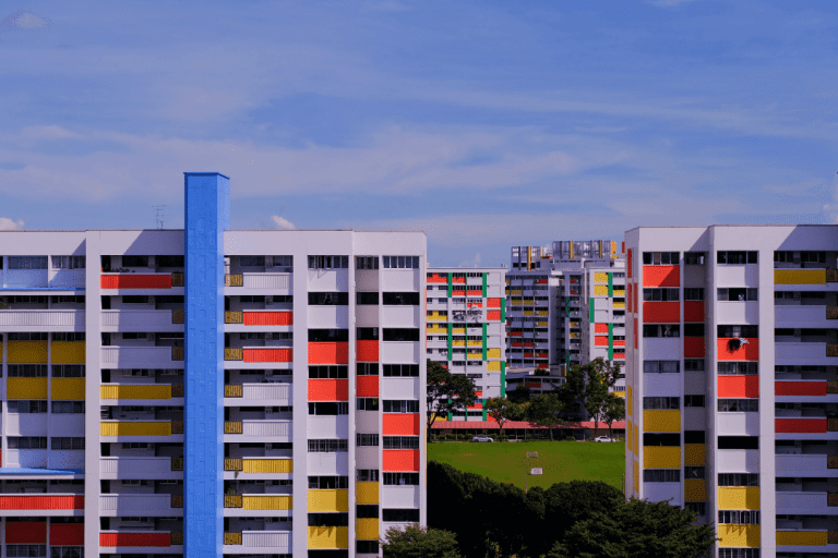 Image of HDB blocks in Singapore